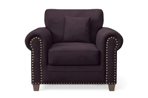 Marano Armchair Purple Velvet