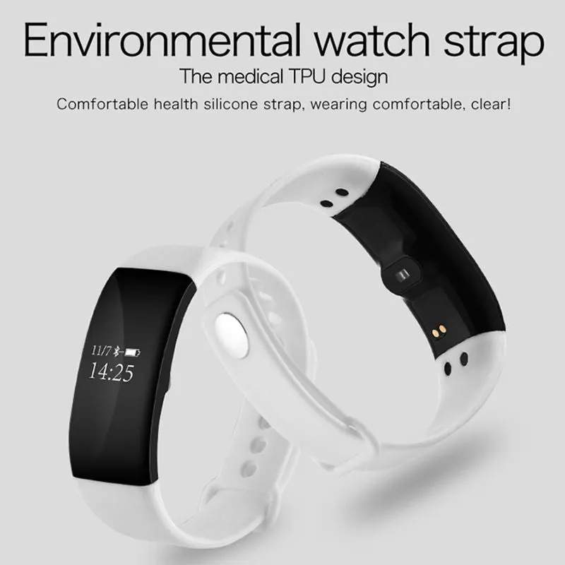 OLED Touch Screen Smart Watch with BP & HR Monitor, Passometer and More