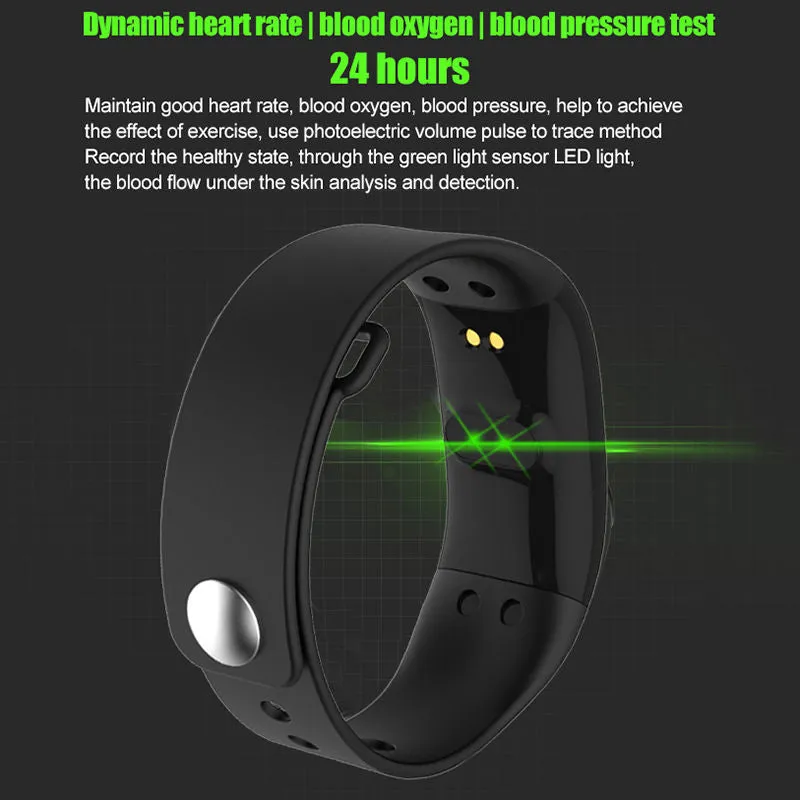 OLED Touch Screen Smart Watch with BP & HR Monitor, Passometer and More