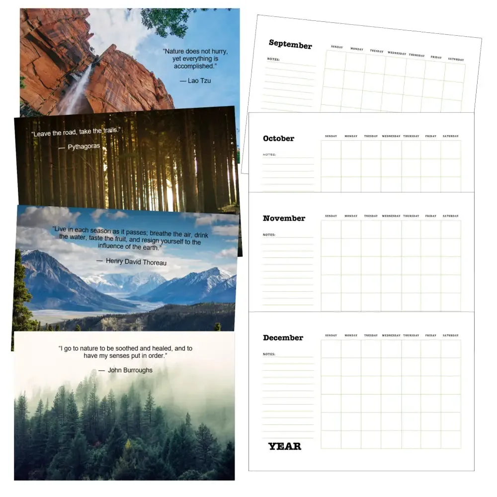 One with Nature Calendar PLR