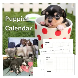 Puppies Calendar PLR