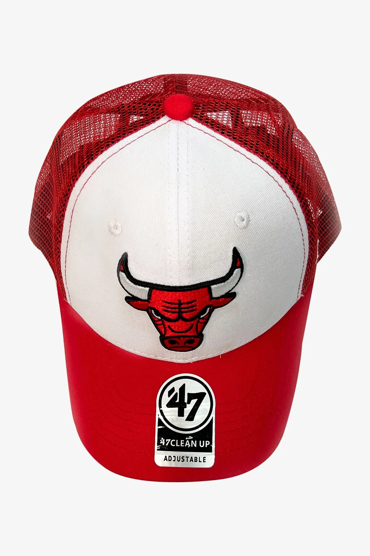 Red & White Chicago Bulls Baseball Cap - S24 - MCP134R