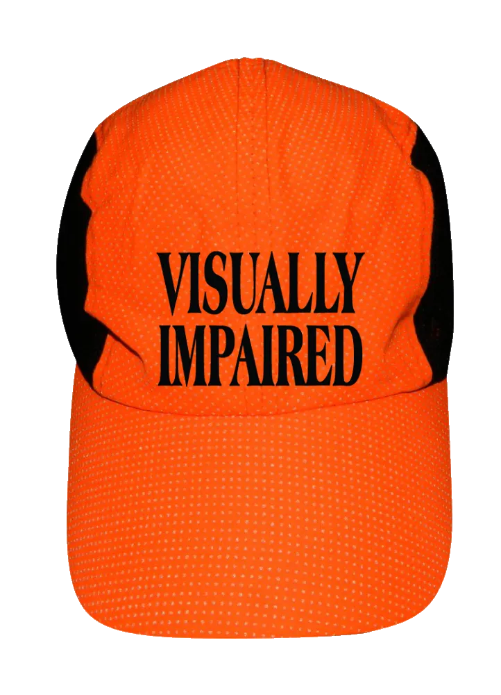 Reflective 4-panel Adjustable Hat - Visually Impaired