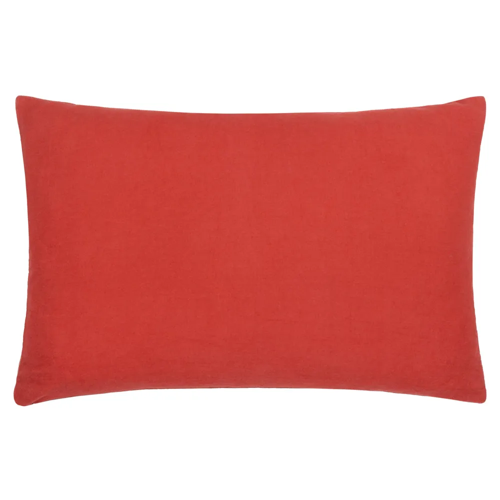 Rennes Embroidered Cushion Regal Rose