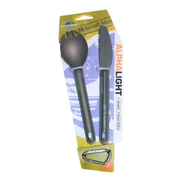 Sea to Summit Alpha Light Spork & Knife Set