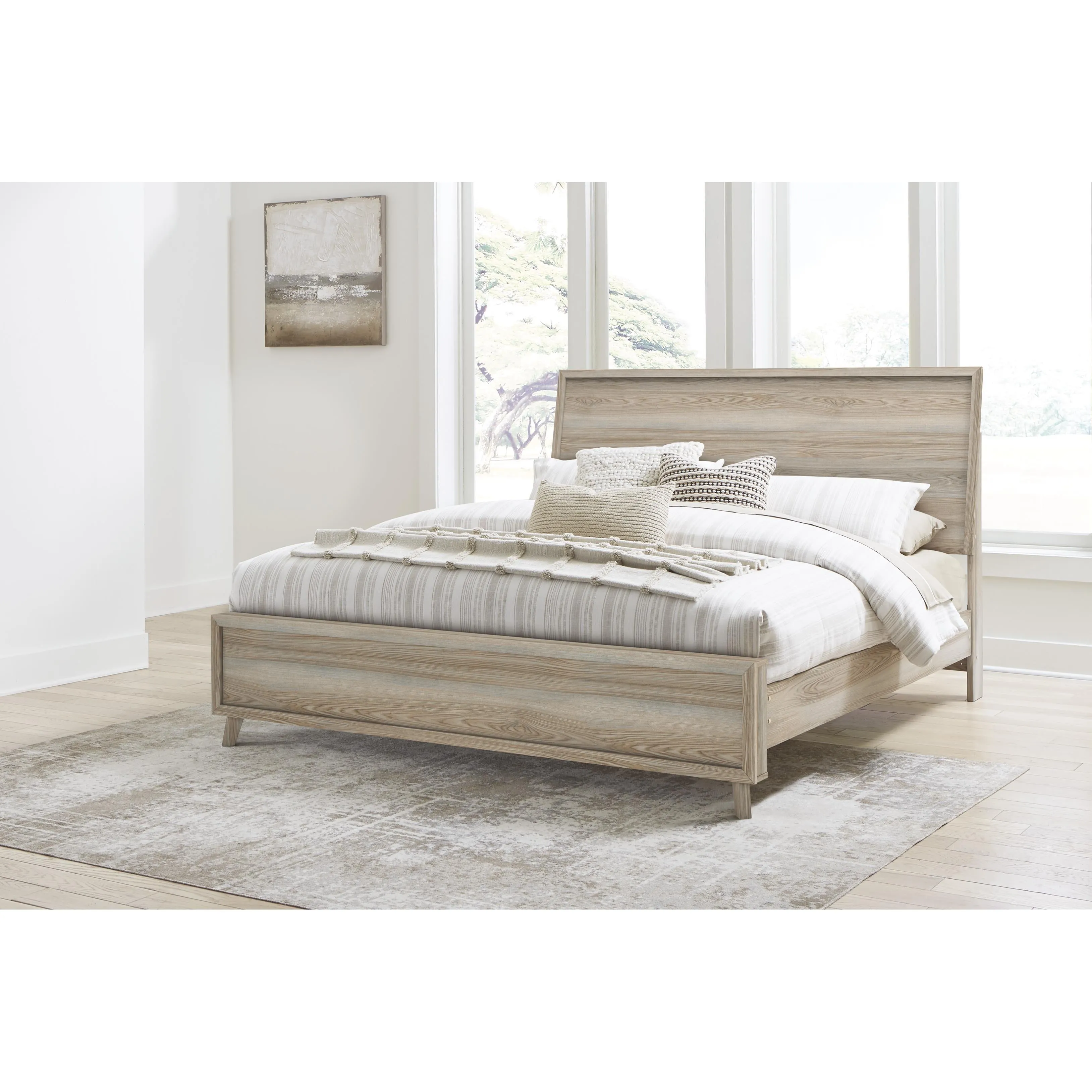 Signature Design by Ashley Hasbrick King Panel Bed B2075-58/B2075-56/B2075-95/B100-14