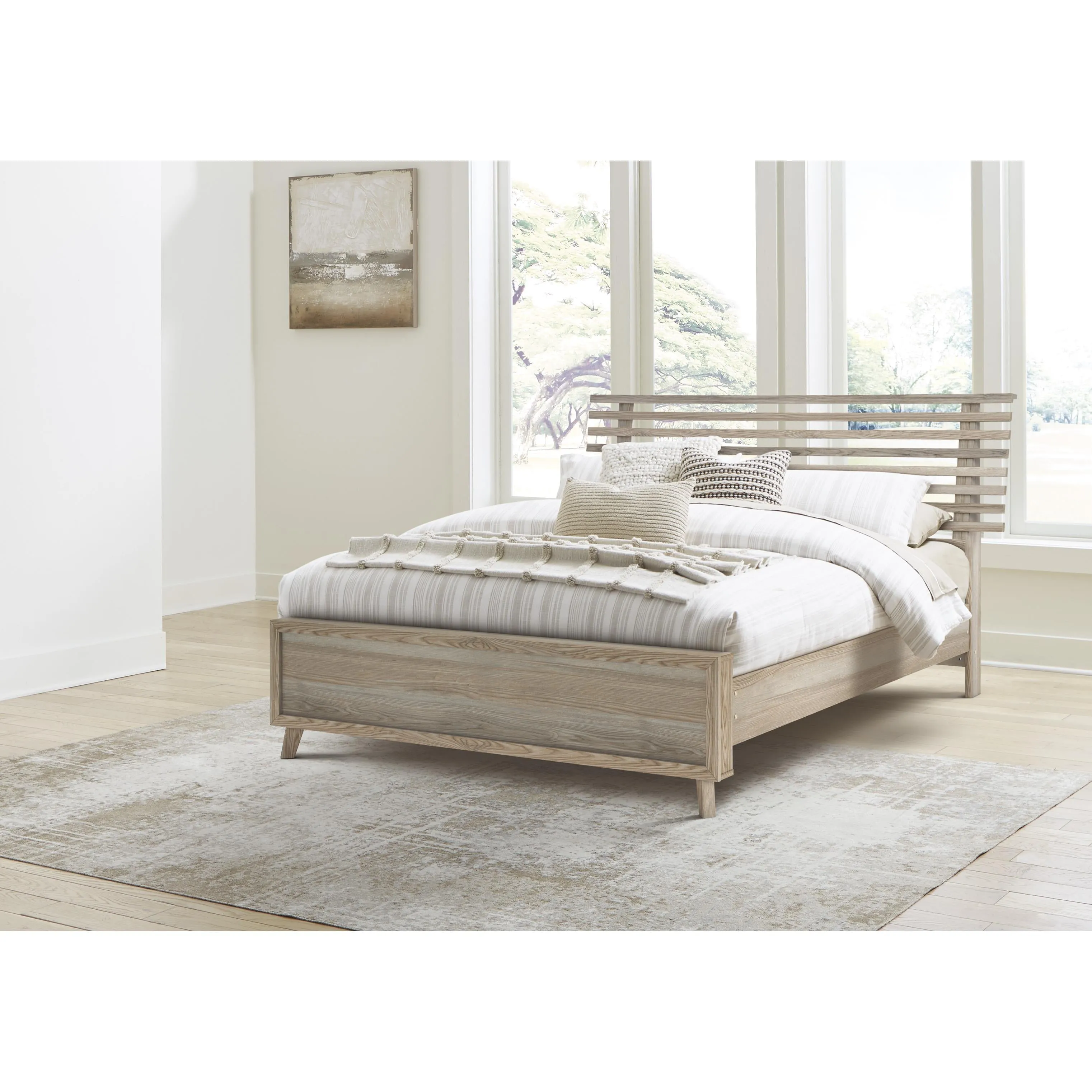 Signature Design by Ashley Hasbrick Queen Panel Bed B2075-157/B2075-54/B2075-95/B100-13