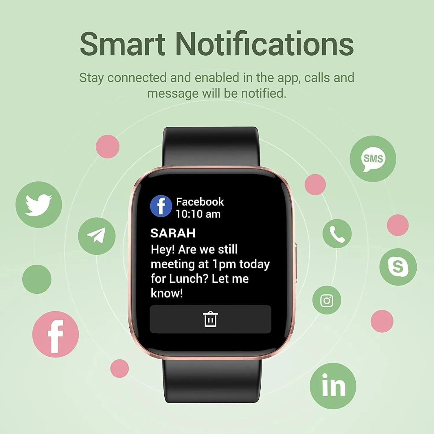 Smart Watch, Touchscreen Fitness Tracker