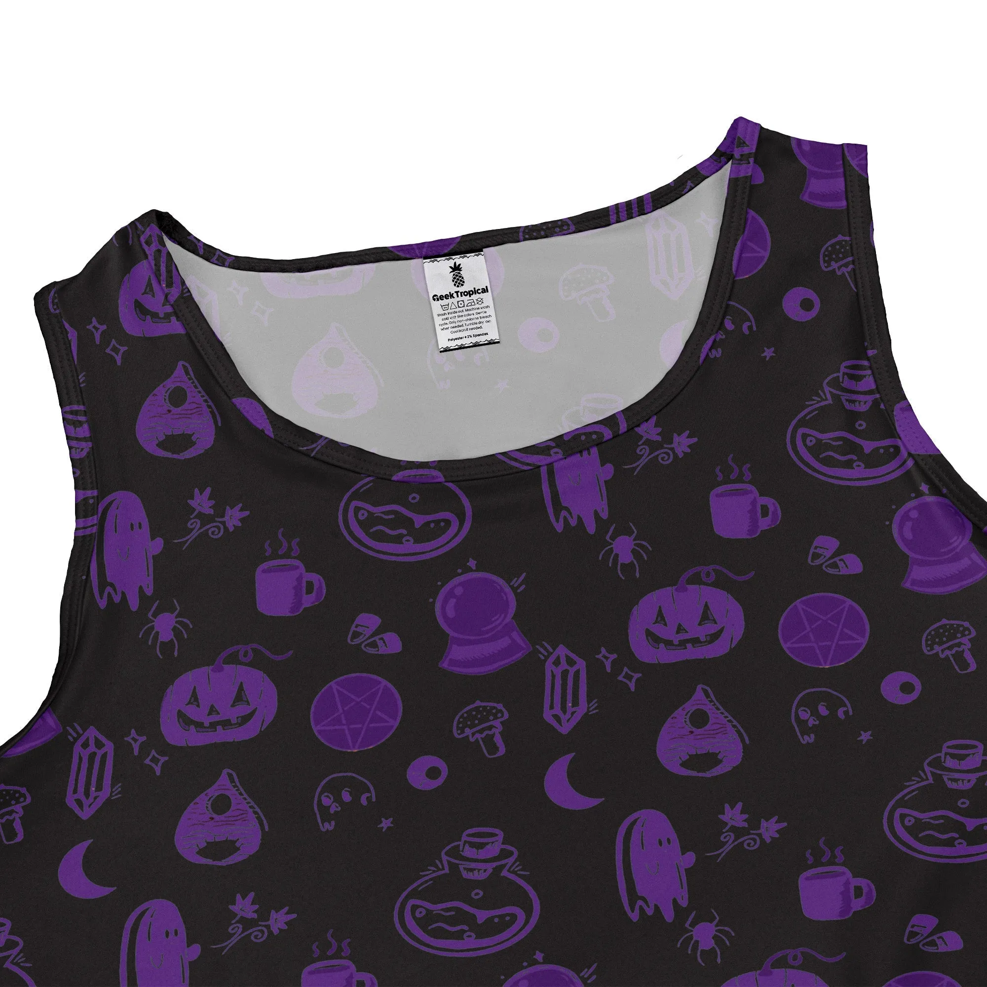 Spooky Halloween Purple Dress