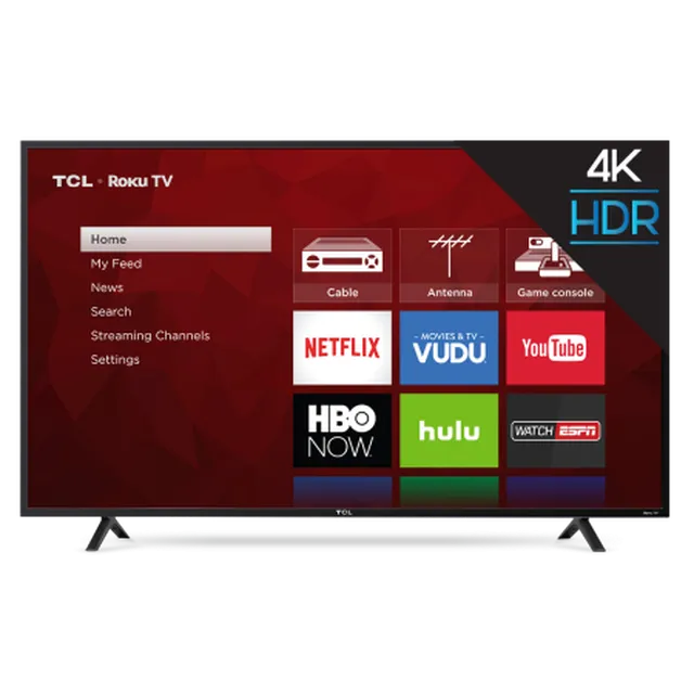 TCL 65" CLASS 4-SERIES 4K UHD HDR ROKU SMART TV (65S403)