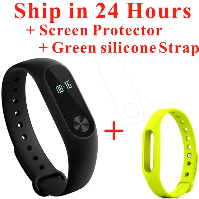 Xiaomi Mi Band 2 Fit Replacement Smart MI Band 2 Touchpad Screen Heart Rate Monitor Pedometer Wristband IP67 FitnessTracker